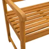 vidaXL Bank Outdoor Natur 110 x 55,5 x 90 cm Massivholz Produktbild-Vorschau 7