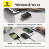 Baseus Airpow 2, 10000 mAh, Bezdrôtové nabíjanie, 3,7 V, Náhľad obrázku produktu 22