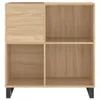 vidaXL Skrinka na taniere Sonoma dub 84,5x38x89 cm odvodený Náhľad obrázku produktu 4