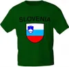 T-Shirt mit Print - Slovenia Slowenien - 76452 grün - Gr. Produktbild-Vorschau 1