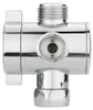 1/2 Zoll 3-Wege T-Adapter Bad Dusche Kopf Arm montiert Produktbild-Vorschau 1