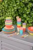 Set di 6 piatti da torta in melamina Rice - Multicolore: un Anteprima dell’immagine prodotto 3