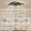 Stropné svietidlo HOMCOM LED s ventilátorom, tiché, 53 cm, Náhľad obrázku produktu 5