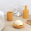Tendance Zeepdispenser 101 - mostergeel - geribbeld - Productafbeelding-voorbeeld 3