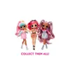 Three fashion dolls are standing in front of a white background. Podgląd zdjęcia produktu