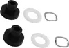 Two sets of car window seals and washers are laid out on a white background. Voir les images du produit