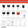 Sleutelset graafmachine - Sleutelhanger - 20-delig - Productafbeelding-voorbeeld 2