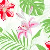 Serviettes Duni Tropical Lily 33x33cm 3 plis 50pcs Voir les images du produit 2