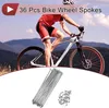 36 Set 12G Fahrradspeichen 195mm Fahrradspeichen 45 Stahl Produktbild-Vorschau 1