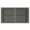 4-tlg. Garten-Sofagarnitur mit Kissen Grau Poly Rattan Glas Produktbild-Vorschau 8