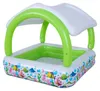 Aufblasbares Kinderbecken mit Abdeckung 143x143x123cm Produktbild-Vorschau 16