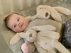 Happy Horse Doudou lapin Richie 58 cm - Peluche beige Voir les images du produit 3