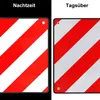 2in1 Warntafel Spanien UND Italien Aluminium 500mm rot-weiß Produktbild-Vorschau 5