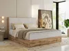 MKS MEBLE Boxspringbett WOOD CLASSIC, Komplett Set mit Produktbild-Vorschau 1