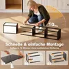 HOMCOM LED-vloerlamp met planken, schakelaar en Productafbeelding-voorbeeld 7