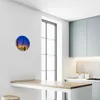 Glasuhr Wanduhr Küchenuhr Echt-Glas 30fi cm Skyline Dubai Produktbild-Vorschau 5