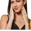 AMEN Kette 925 Silber gold onesize Damen Zirkonia Produktbild-Vorschau 4