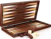 A backgammon board and pieces are displayed on a white background. Podgląd zdjęcia produktu