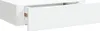 A white wall-mounted shelf with one drawer partially open, shown against a white background. Produktbild-Vorschau