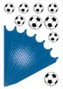 itenga DEKO-SET für SCHULTÜTE FUSSBALL blau weiß Produktbild-Vorschau 7