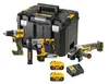 DEWALT Elektrowerkzeug-Set Combo 18V DCK355P2T mit Bohrschrauber DCD800, Bohrhammer DCH172 und Winkelschleifer DCG405 Vista previa de la imagen del producto