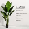 IvoQ Strelitzia sztuczna roślina 210 cm - duża strelicja - Podgląd zdjęcia produktu 8