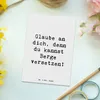 Mr. & Mrs. Panda Postkarte Spruch Selbstvertrauen stärken - Produktbild-Vorschau 2