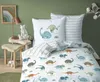 Bettwäsche Dinosaurier Dino Tiere 135x200 + 80x80 cm, 100 % Produktbild-Vorschau 1
