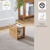 HAKU Zeitungsständer eiche - Massivholz, B/H/T: 40x30x21 cm Produktbild-Vorschau 8