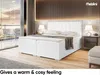 MEBLINI Boxspringbett mit Bettkasten - Gepolstert Produktbild-Vorschau 4