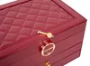 Coffret à bijoux Bestif BSB01 en simili cuir rouge - Voir les images du produit 7