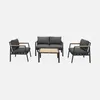 sweeek - Gartenlounge-Set aus Aluminium und Polywood, Produktbild-Vorschau 3