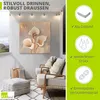 ARTland Wandbild Alu für Innen & Outdoor Antike Blüten Produktbild-Vorschau 3