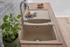 Küchenspüle Einbauspüle Spüle Granit Mineralite 100 x 50 Produktbild-Vorschau 4