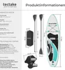 tectake® 2in1 Stand-Up Paddle Board aus Drop-Stitch Produktbild-Vorschau 5