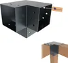 GeZu Impex Pfostenecke 3 Balken 71 x 71 mm Anthrazit Produktbild-Vorschau 1
