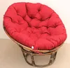 Rattan Papasan Sessel inkl. hochwertigen Polster , D 110 cm Produktbild-Vorschau 3