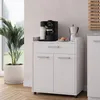 Válcová kartotéka Vicco Ansel Bílá 60 x 40 cm se zásuvkami, Náhled obrázku produktu 3