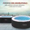 AREBOS vířivý komfortní set 2 polštářky pod krk a držák na Náhled obrázku produktu 3