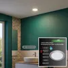 Briloner LED inbouwlamp, paneel, mat nikkel, rond, Ø 22,5 Productafbeelding-voorbeeld 5