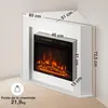Cheminée électrique KAMINIO MATTI - Cheminée d'angle Voir les images du produit 6