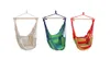 Three hanging chairs of different colors displayed against a white background. Produktbild-Vorschau