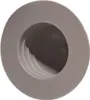 A close-up, front-facing view of a gray, threaded pool drain plug against a white background. Náhled obrázku produktu