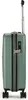 A side view of a green carry-on suitcase with a retractable handle and four wheels. Podgląd zdjęcia produktu