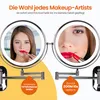 Goliving Make-up-Spiegel mit Beleuchtung - Ø25 cm - Produktbild-Vorschau 3