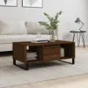 The Living Store Couchtisch Braun Eichen-Optik 90x50x36,5 Produktbild-Vorschau 2