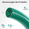 Tubo di aspirazione a pressione Wiltec 10 m, flessibile, 38 Anteprima dell’immagine prodotto 3