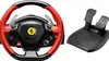 A racing wheel and pedal set are shown against a white background. Podgląd zdjęcia produktu