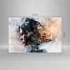 Bilder auf glas - Frau Abstraktion - 120x80cm - Glasbilder Produktbild-Vorschau 3