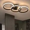 ZMH Plafonnier Noir LED Plafonnier Salon - Plafonnier Voir les images du produit 1